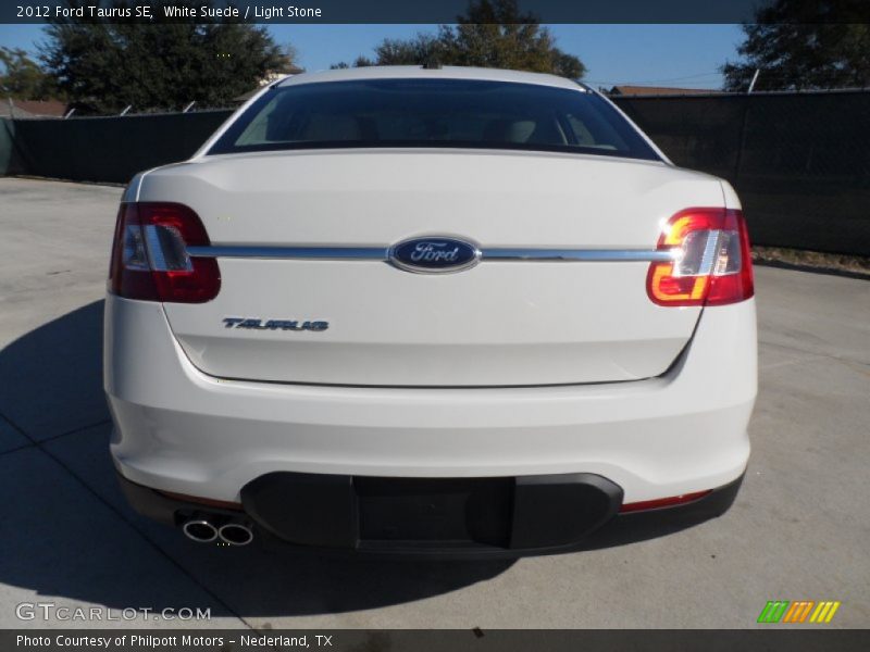 White Suede / Light Stone 2012 Ford Taurus SE