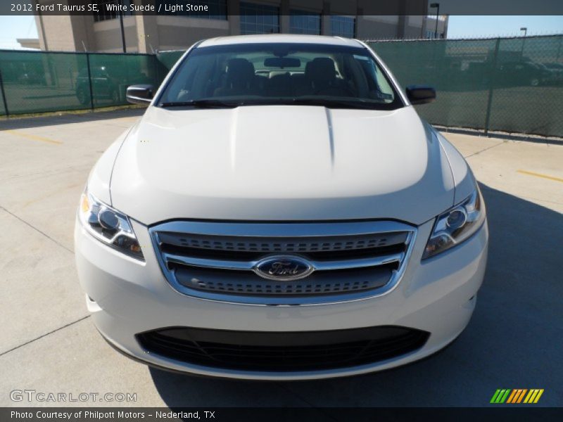 White Suede / Light Stone 2012 Ford Taurus SE