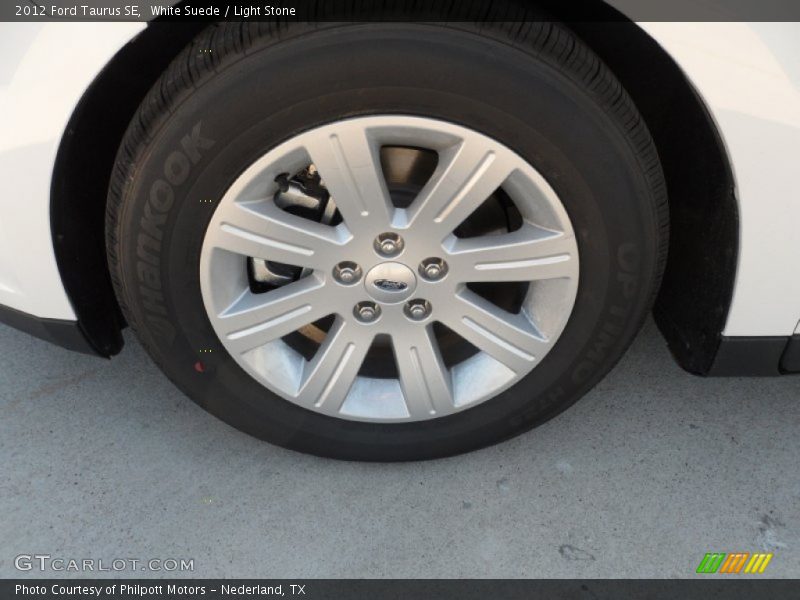 White Suede / Light Stone 2012 Ford Taurus SE