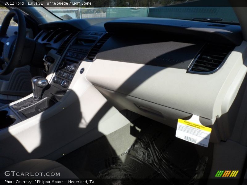 White Suede / Light Stone 2012 Ford Taurus SE