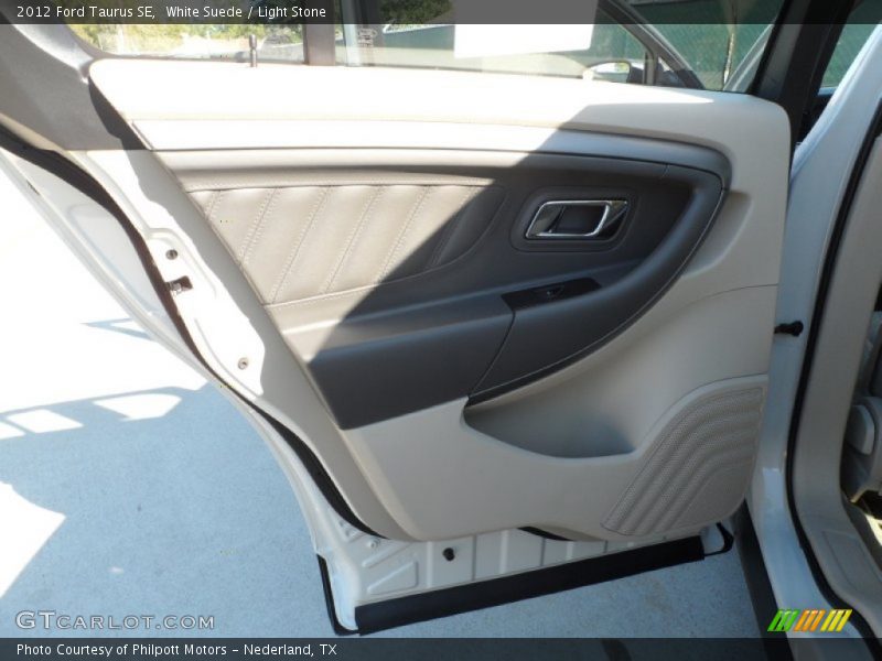 White Suede / Light Stone 2012 Ford Taurus SE