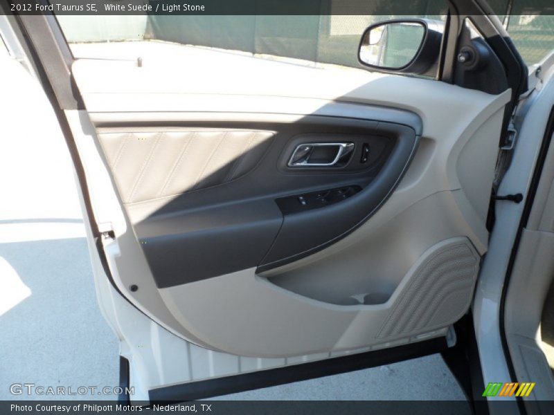 White Suede / Light Stone 2012 Ford Taurus SE