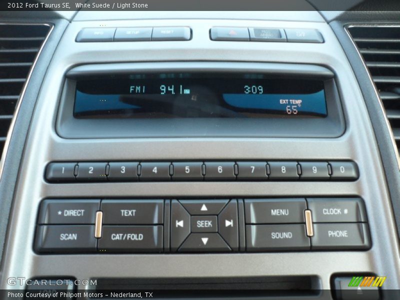 Controls of 2012 Taurus SE