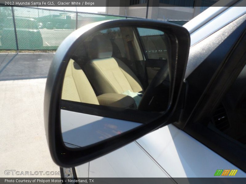 Glacier White / Beige 2012 Hyundai Santa Fe GLS