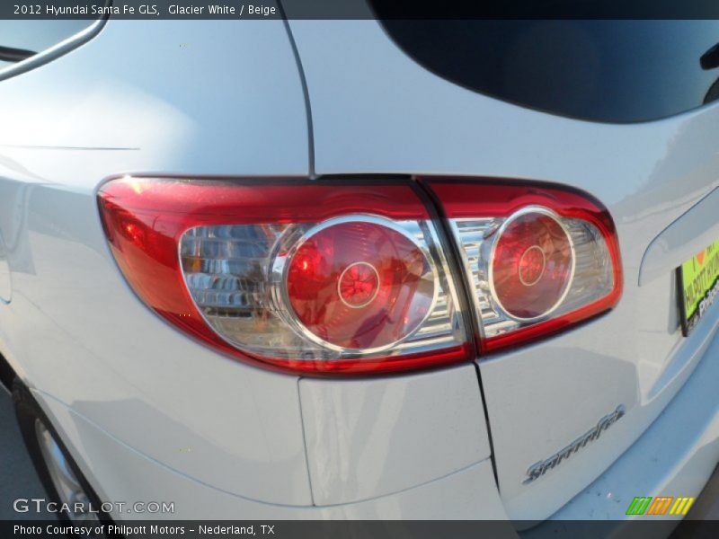 Glacier White / Beige 2012 Hyundai Santa Fe GLS