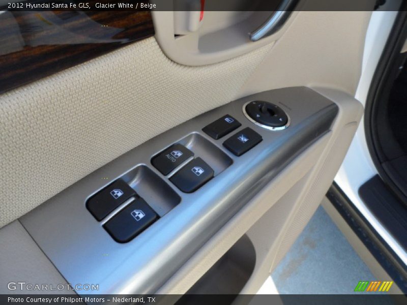 Glacier White / Beige 2012 Hyundai Santa Fe GLS
