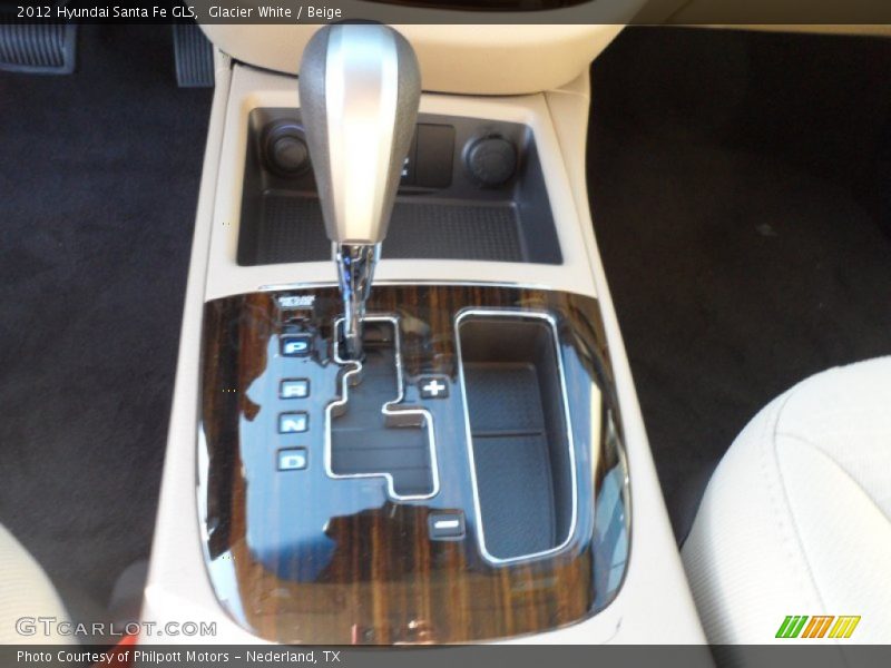 Glacier White / Beige 2012 Hyundai Santa Fe GLS