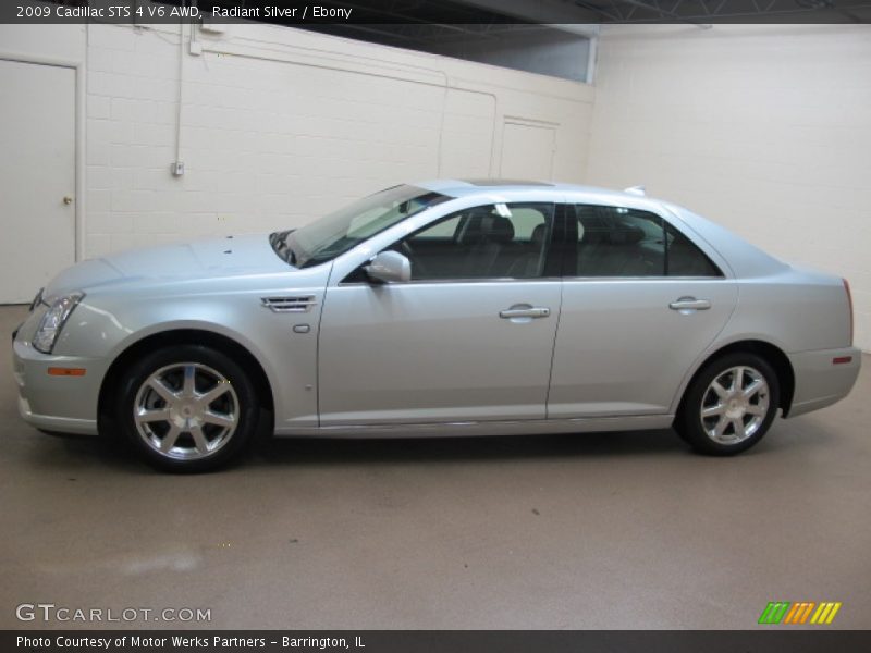 Radiant Silver / Ebony 2009 Cadillac STS 4 V6 AWD