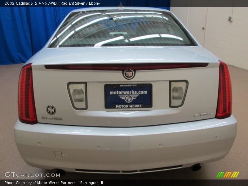 Radiant Silver / Ebony 2009 Cadillac STS 4 V6 AWD