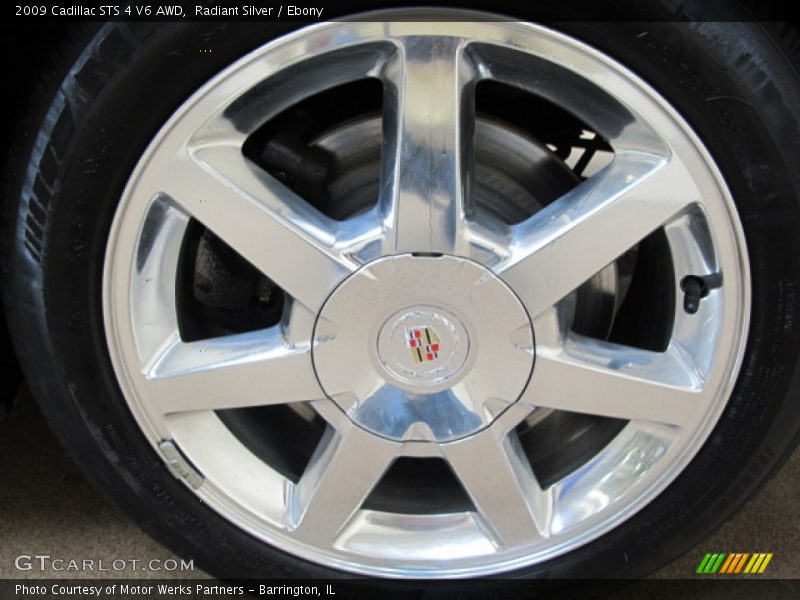 Radiant Silver / Ebony 2009 Cadillac STS 4 V6 AWD
