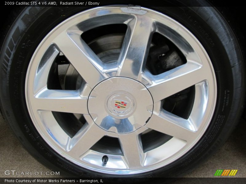 Radiant Silver / Ebony 2009 Cadillac STS 4 V6 AWD