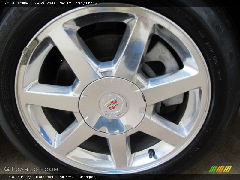 Radiant Silver / Ebony 2009 Cadillac STS 4 V6 AWD