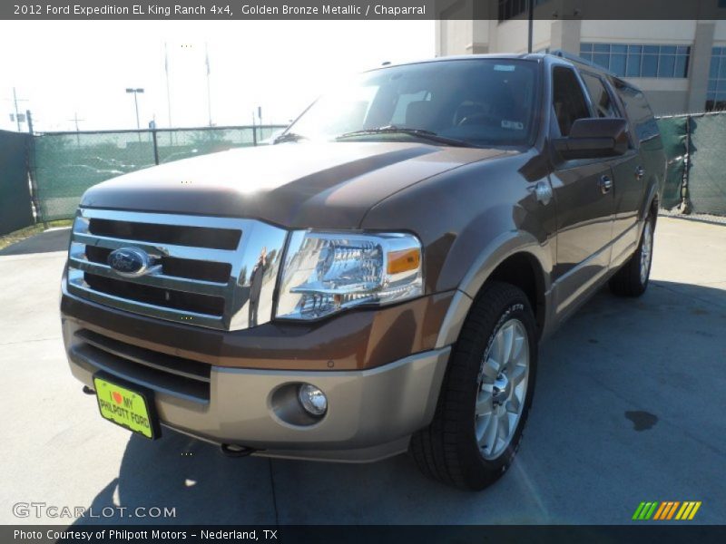Golden Bronze Metallic / Chaparral 2012 Ford Expedition EL King Ranch 4x4