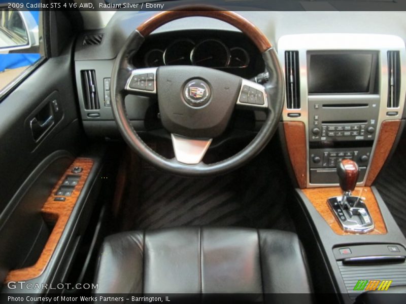 Radiant Silver / Ebony 2009 Cadillac STS 4 V6 AWD