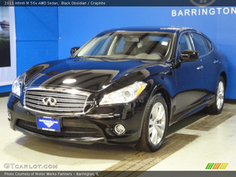 Black Obsidian / Graphite 2011 Infiniti M 56x AWD Sedan