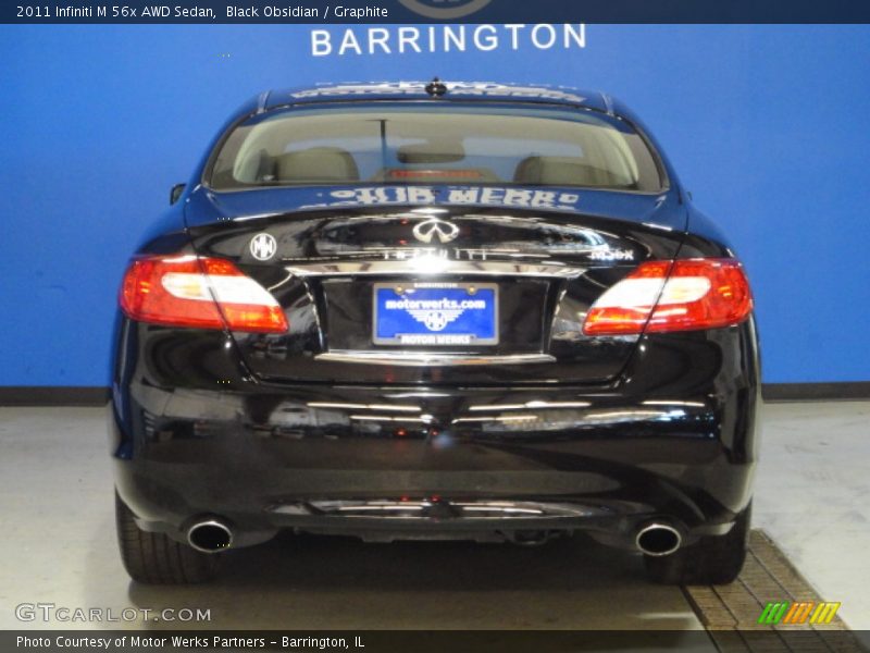 Black Obsidian / Graphite 2011 Infiniti M 56x AWD Sedan
