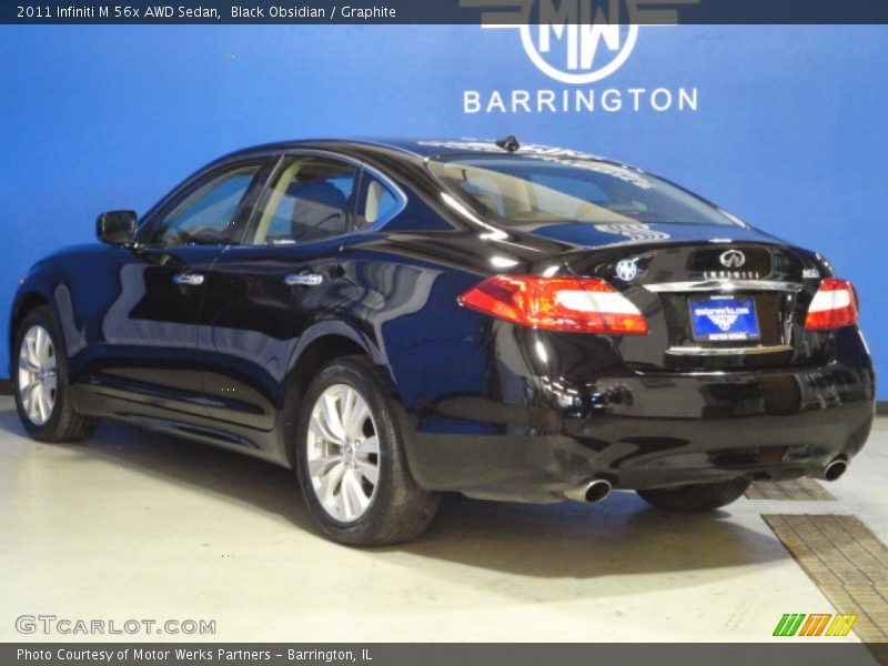 Black Obsidian / Graphite 2011 Infiniti M 56x AWD Sedan