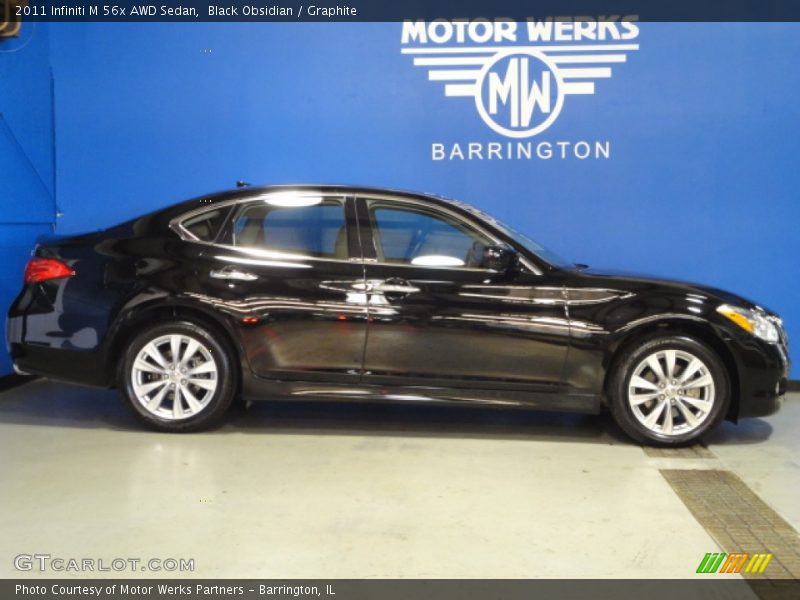 Black Obsidian / Graphite 2011 Infiniti M 56x AWD Sedan