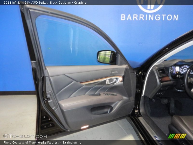 Black Obsidian / Graphite 2011 Infiniti M 56x AWD Sedan