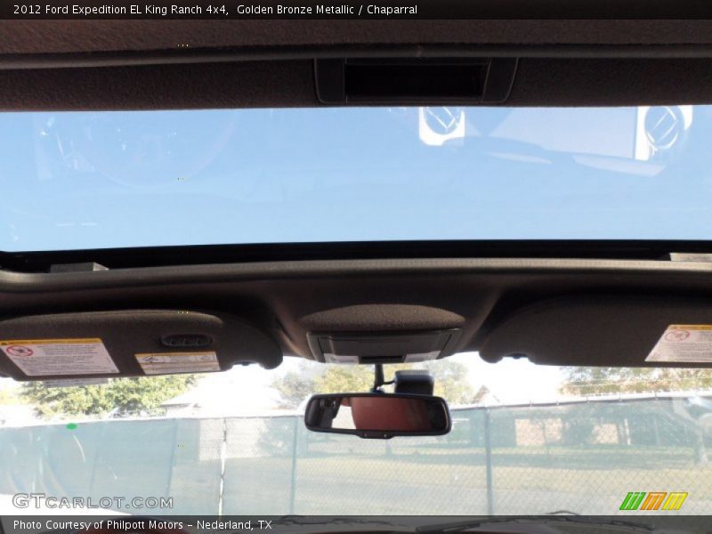Sunroof of 2012 Expedition EL King Ranch 4x4