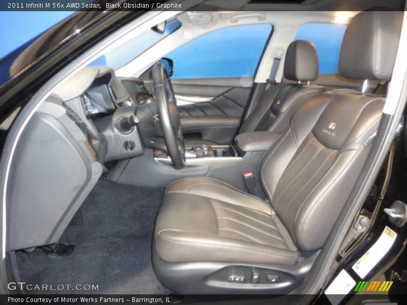 Black Obsidian / Graphite 2011 Infiniti M 56x AWD Sedan