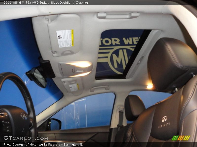 Black Obsidian / Graphite 2011 Infiniti M 56x AWD Sedan
