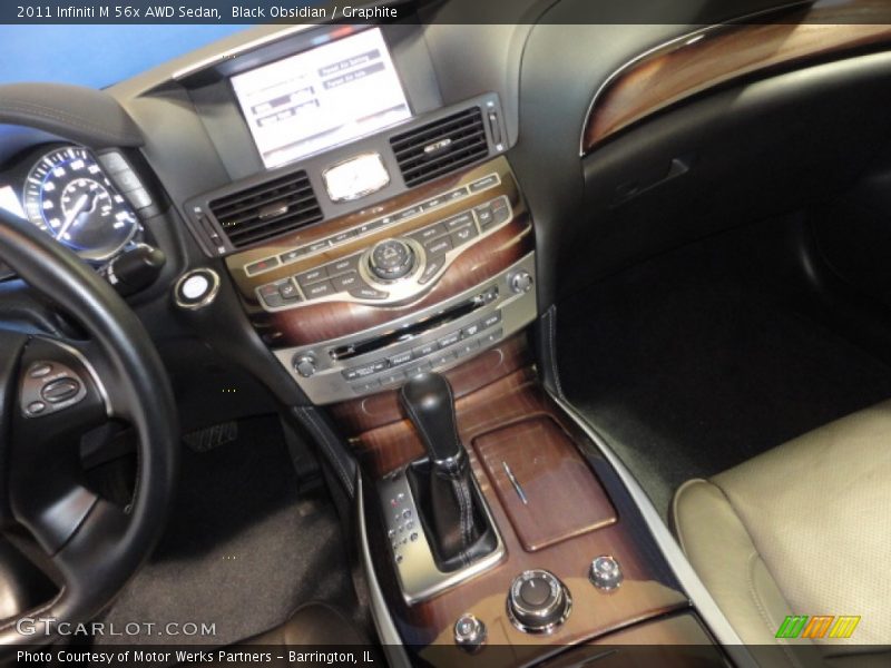 Black Obsidian / Graphite 2011 Infiniti M 56x AWD Sedan