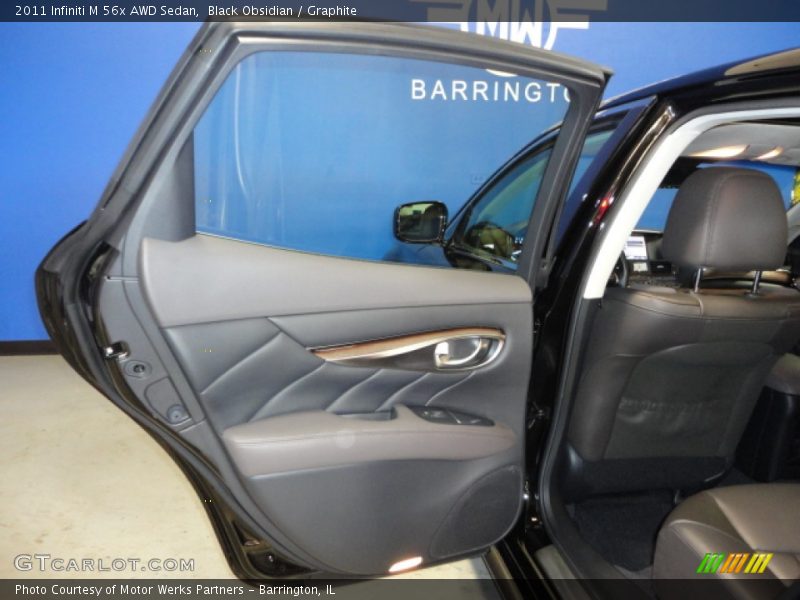 Black Obsidian / Graphite 2011 Infiniti M 56x AWD Sedan