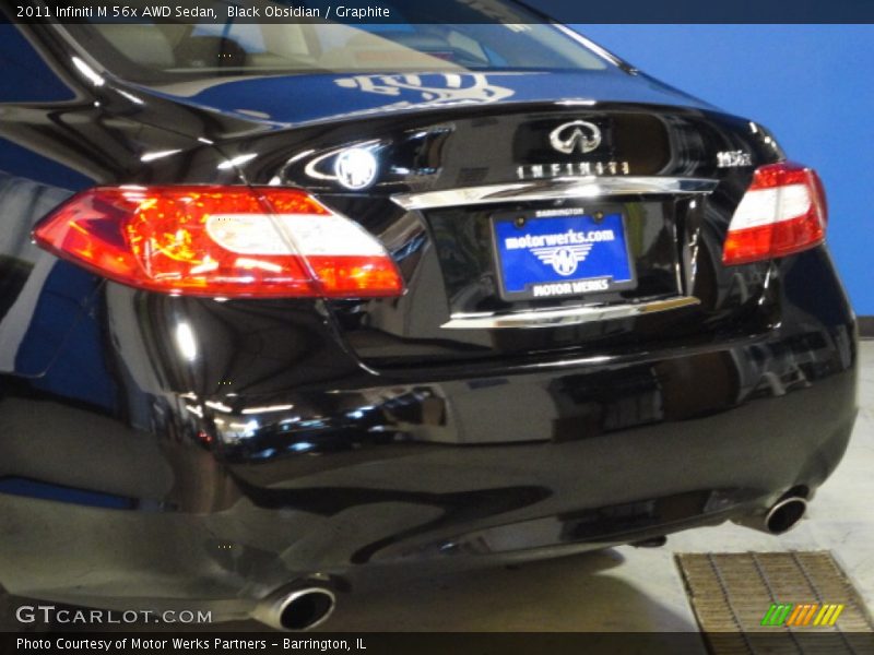 Black Obsidian / Graphite 2011 Infiniti M 56x AWD Sedan