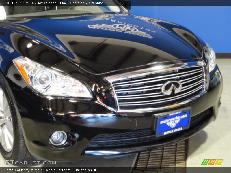 Black Obsidian / Graphite 2011 Infiniti M 56x AWD Sedan