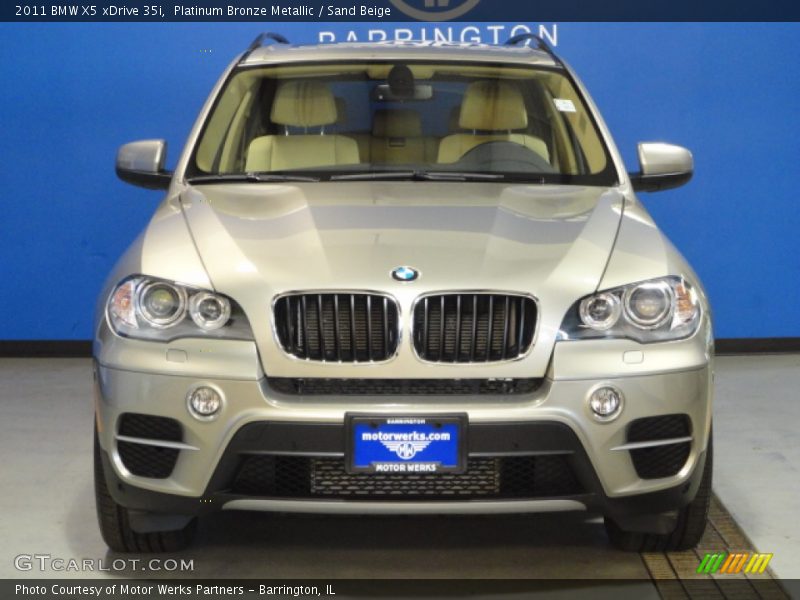 Platinum Bronze Metallic / Sand Beige 2011 BMW X5 xDrive 35i