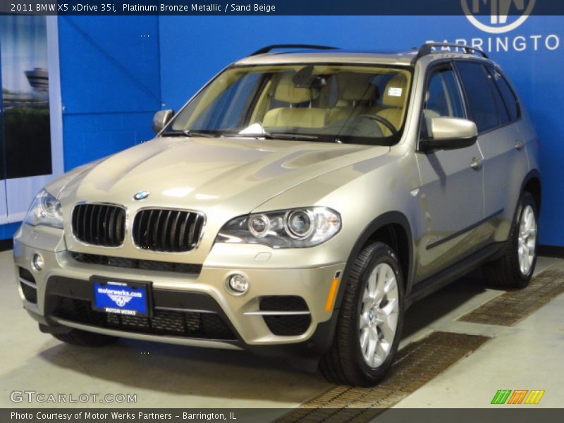 Platinum Bronze Metallic / Sand Beige 2011 BMW X5 xDrive 35i