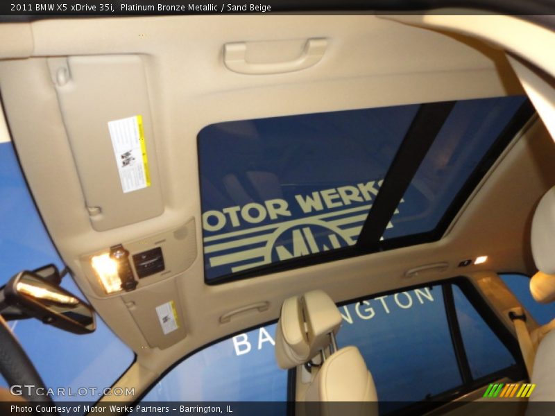 Platinum Bronze Metallic / Sand Beige 2011 BMW X5 xDrive 35i