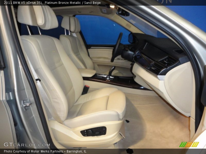 Platinum Bronze Metallic / Sand Beige 2011 BMW X5 xDrive 35i