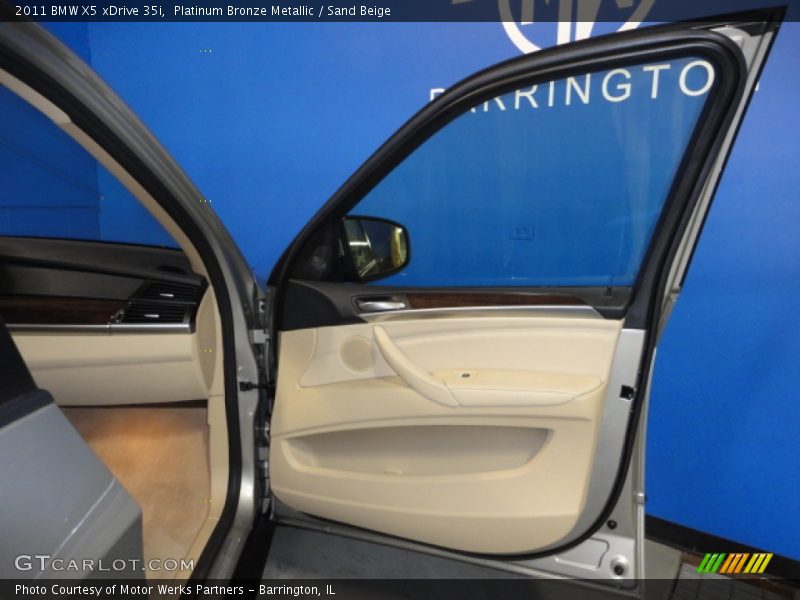 Platinum Bronze Metallic / Sand Beige 2011 BMW X5 xDrive 35i