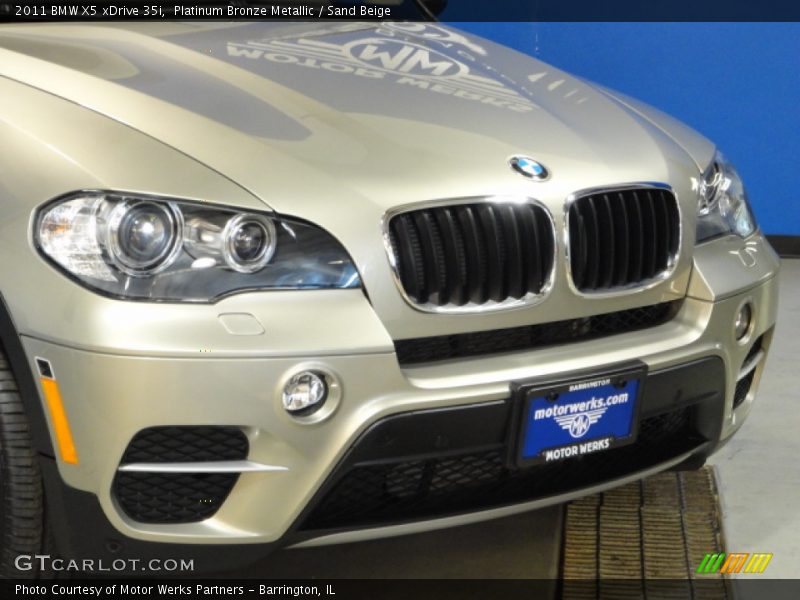 Platinum Bronze Metallic / Sand Beige 2011 BMW X5 xDrive 35i