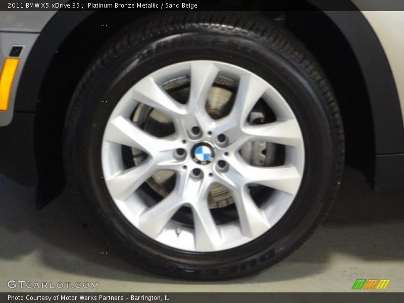 Platinum Bronze Metallic / Sand Beige 2011 BMW X5 xDrive 35i