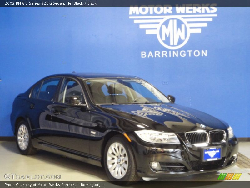 Jet Black / Black 2009 BMW 3 Series 328xi Sedan