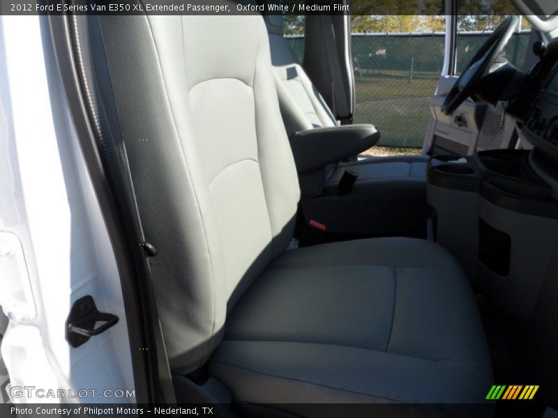 Oxford White / Medium Flint 2012 Ford E Series Van E350 XL Extended Passenger