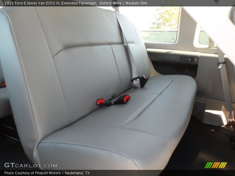 Oxford White / Medium Flint 2012 Ford E Series Van E350 XL Extended Passenger