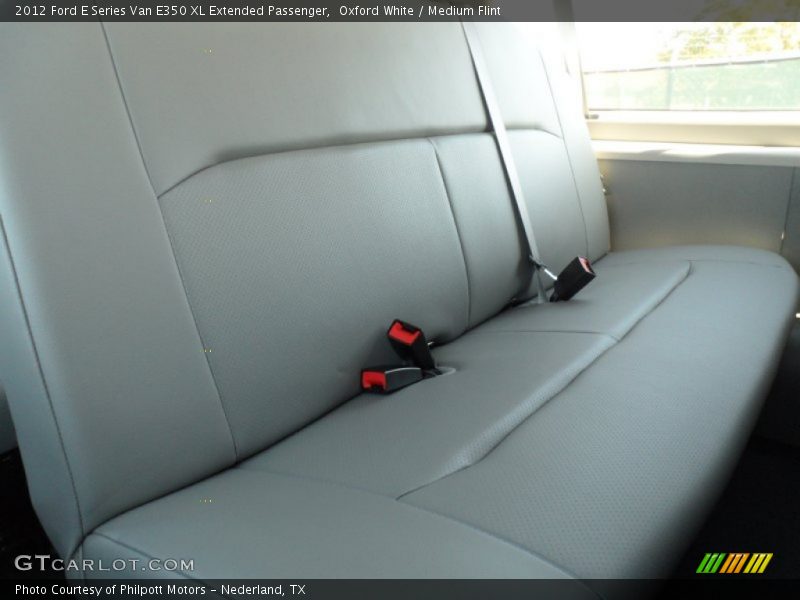 Oxford White / Medium Flint 2012 Ford E Series Van E350 XL Extended Passenger