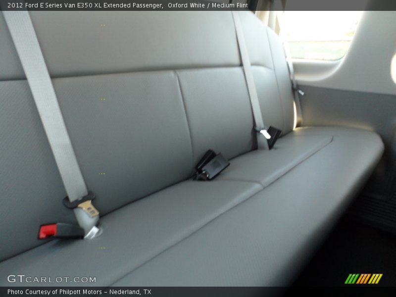 Oxford White / Medium Flint 2012 Ford E Series Van E350 XL Extended Passenger