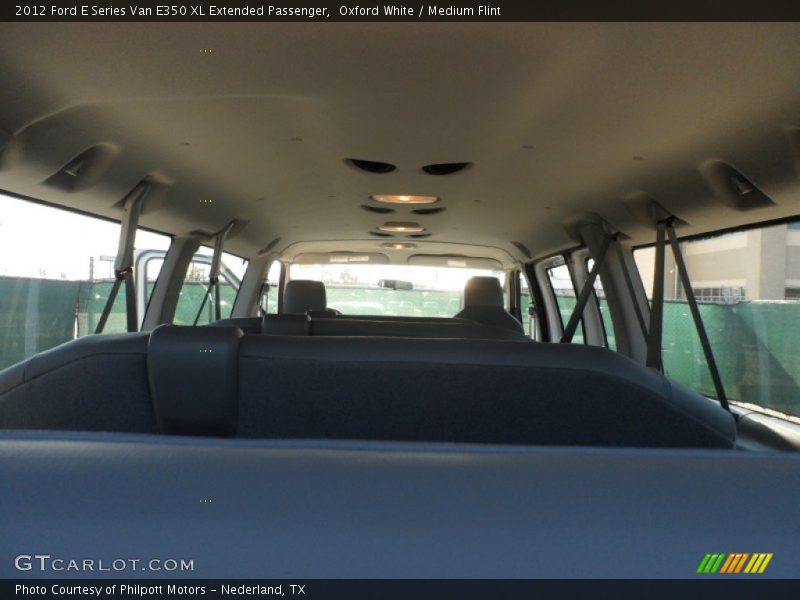 Oxford White / Medium Flint 2012 Ford E Series Van E350 XL Extended Passenger