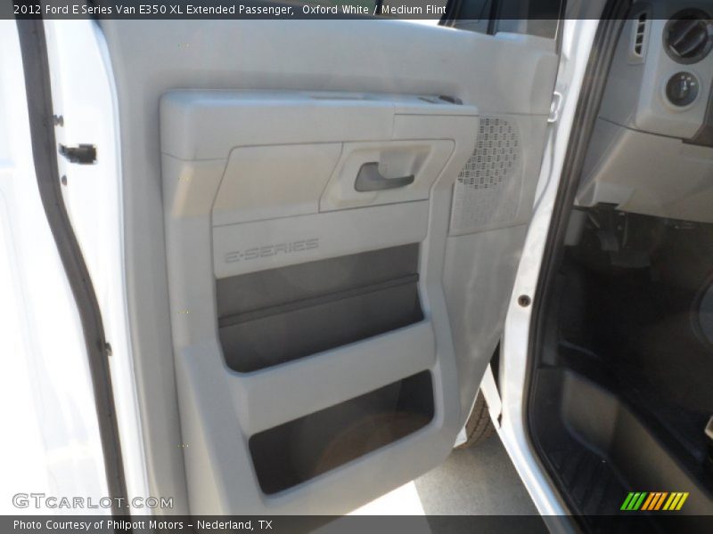Oxford White / Medium Flint 2012 Ford E Series Van E350 XL Extended Passenger