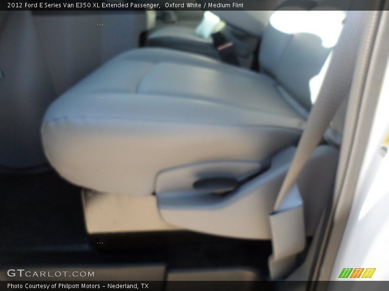 Oxford White / Medium Flint 2012 Ford E Series Van E350 XL Extended Passenger