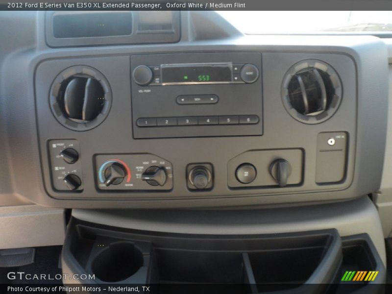 Oxford White / Medium Flint 2012 Ford E Series Van E350 XL Extended Passenger