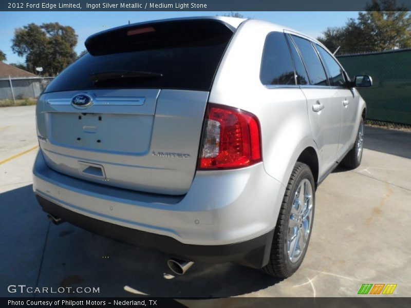 Ingot Silver Metallic / Medium Light Stone 2012 Ford Edge Limited