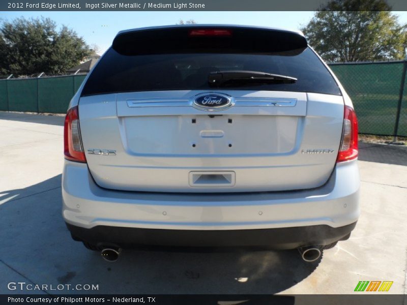 Ingot Silver Metallic / Medium Light Stone 2012 Ford Edge Limited