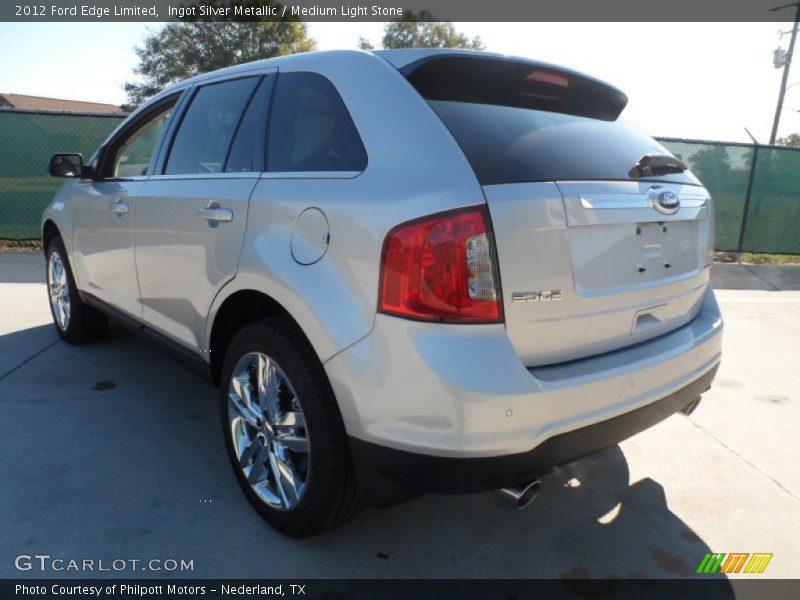 Ingot Silver Metallic / Medium Light Stone 2012 Ford Edge Limited