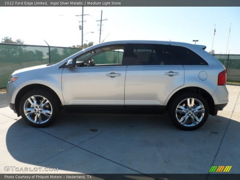 Ingot Silver Metallic / Medium Light Stone 2012 Ford Edge Limited